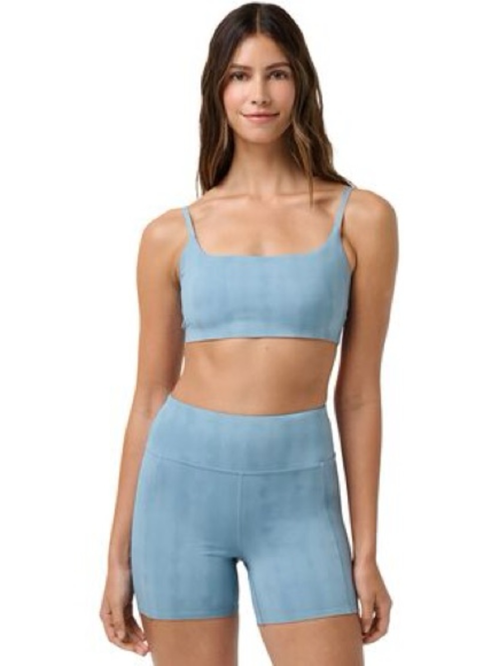 NWT TravisMathew Moveknit Resilience Bra Top Blue Large